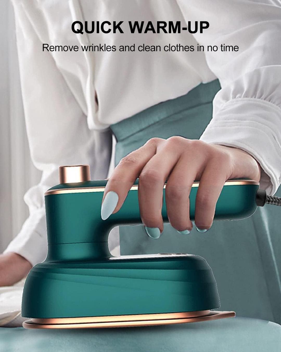 Stylish Steam Iron Green Rose Gold Pakistan