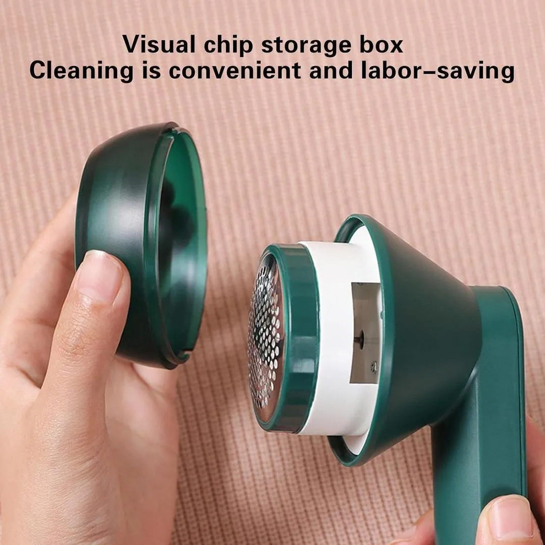 Green Lint Remover 4Hr Battery ABS Clothes Cleaner