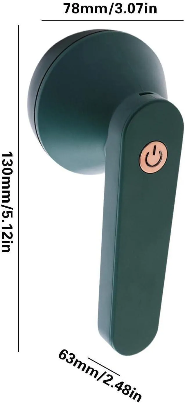 Green Lint Remover 4Hr Battery ABS Clothes Cleaner