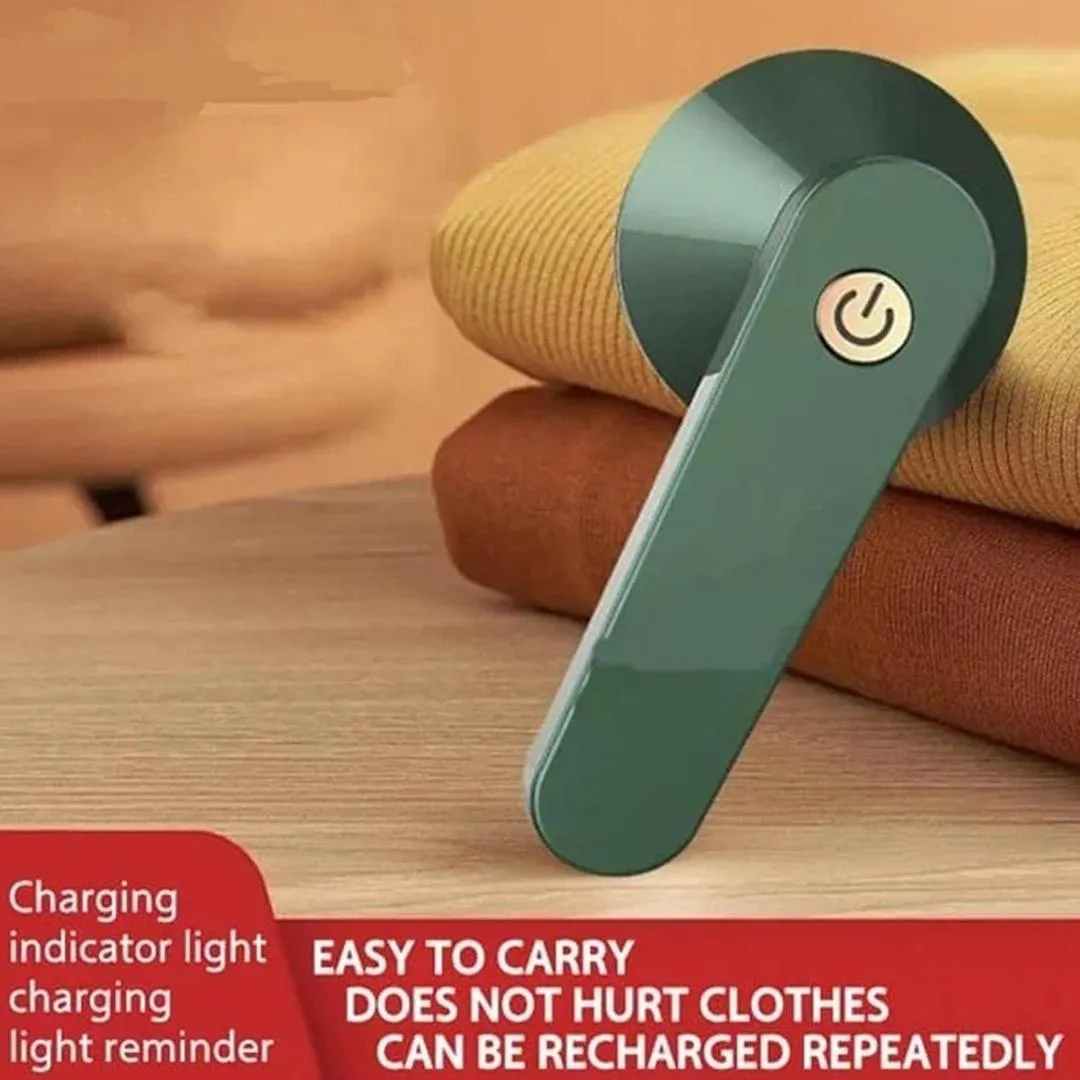 Green Electric Lint Remover 4Hr Battery 20 Pieces