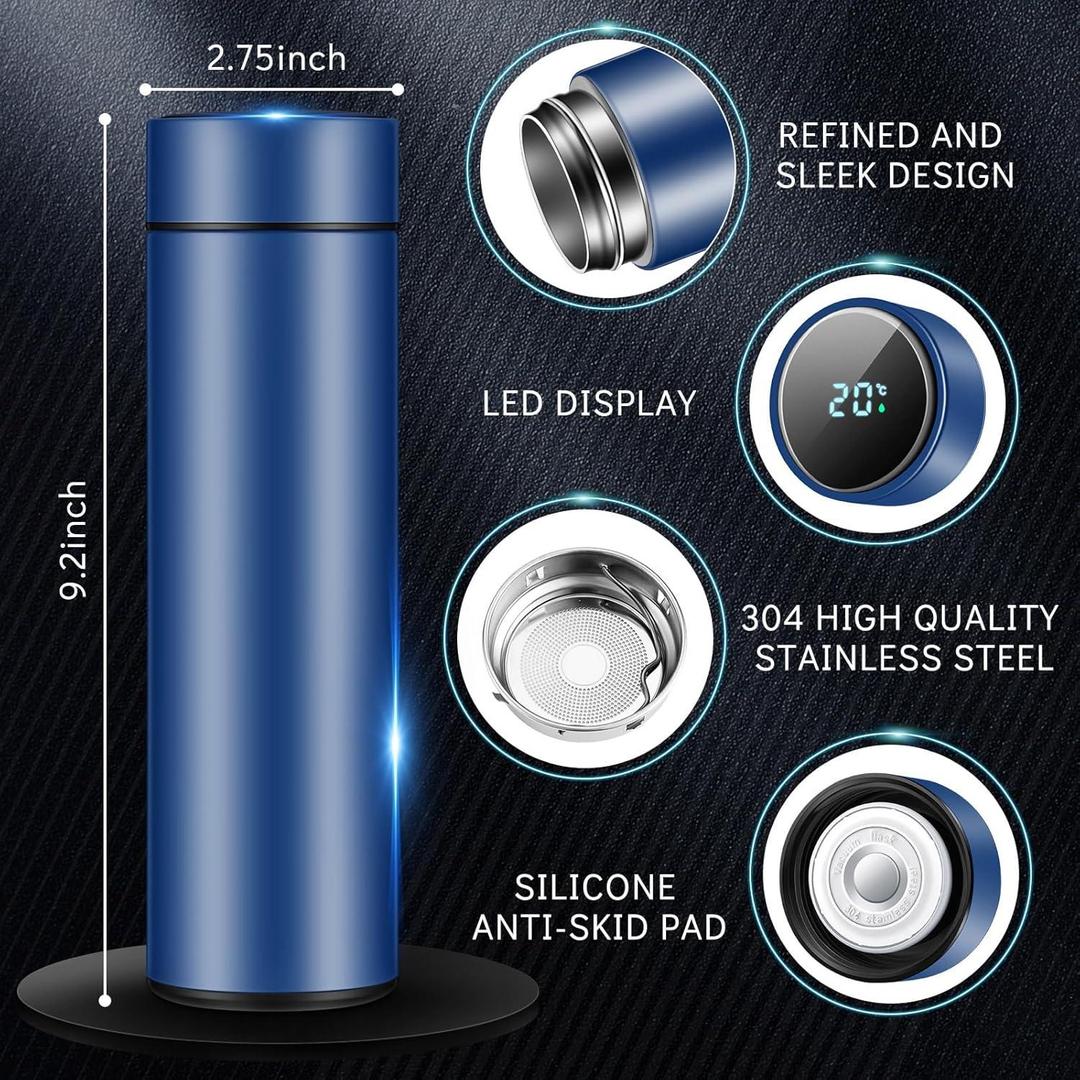 Premium Insulated Stainless Steel Water Bottle 50ml Black