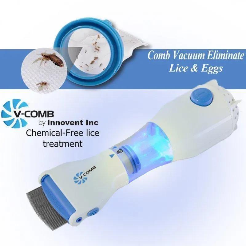 V Comb Anti Lice Electric Hair Comb Portable Travel Friendly