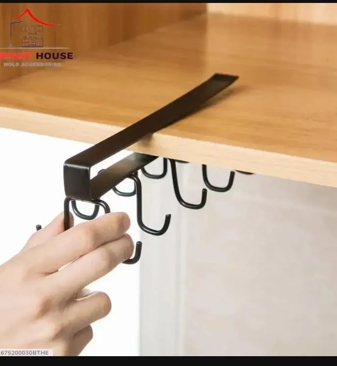 Metal Mug Stand Under Shelves, Durable & Stylish, Best Price in Pakistan