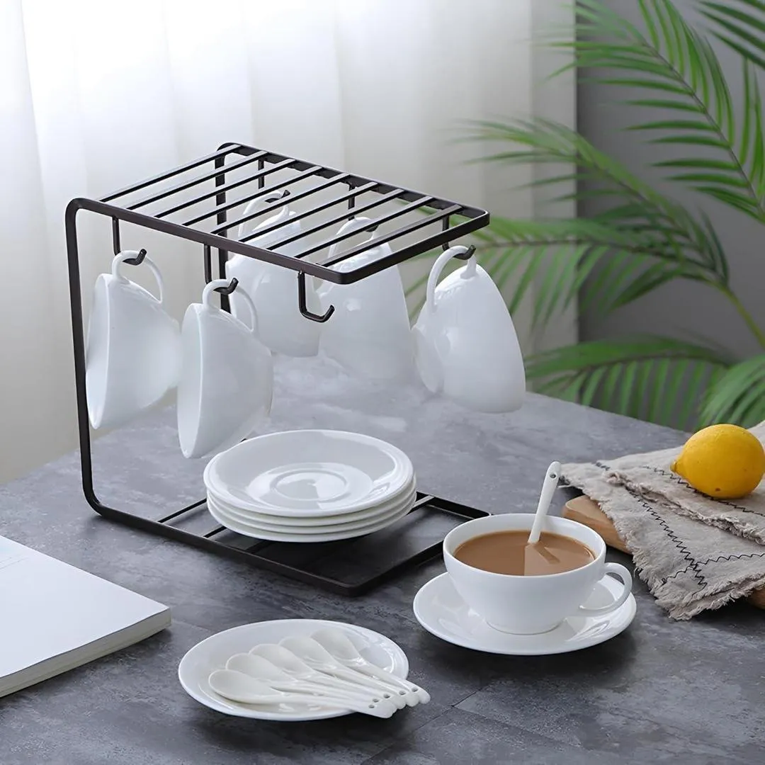 Metal Mug Stand for Kitchen Organization, Durable & Stylish