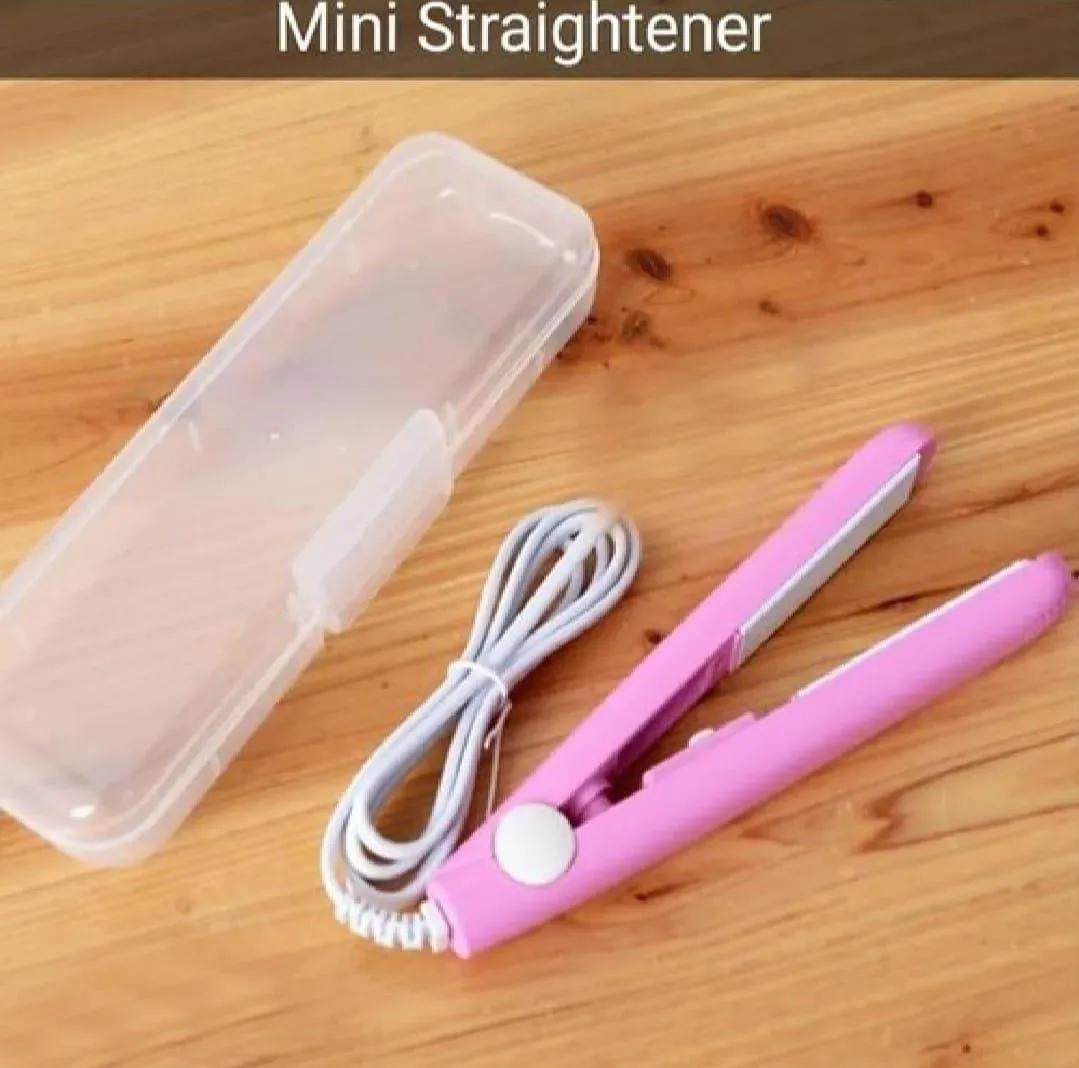 Mini Hair Straightener Fast Drying ABS Pink Blue Purple