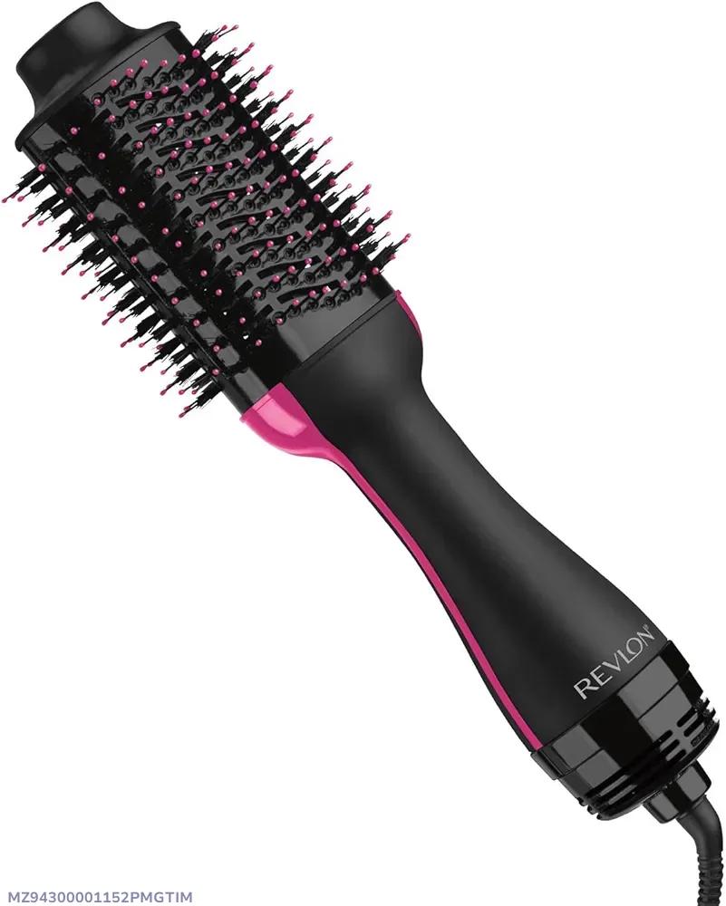 Stylish Pink Hair Dryer Brush for Smooth Hair