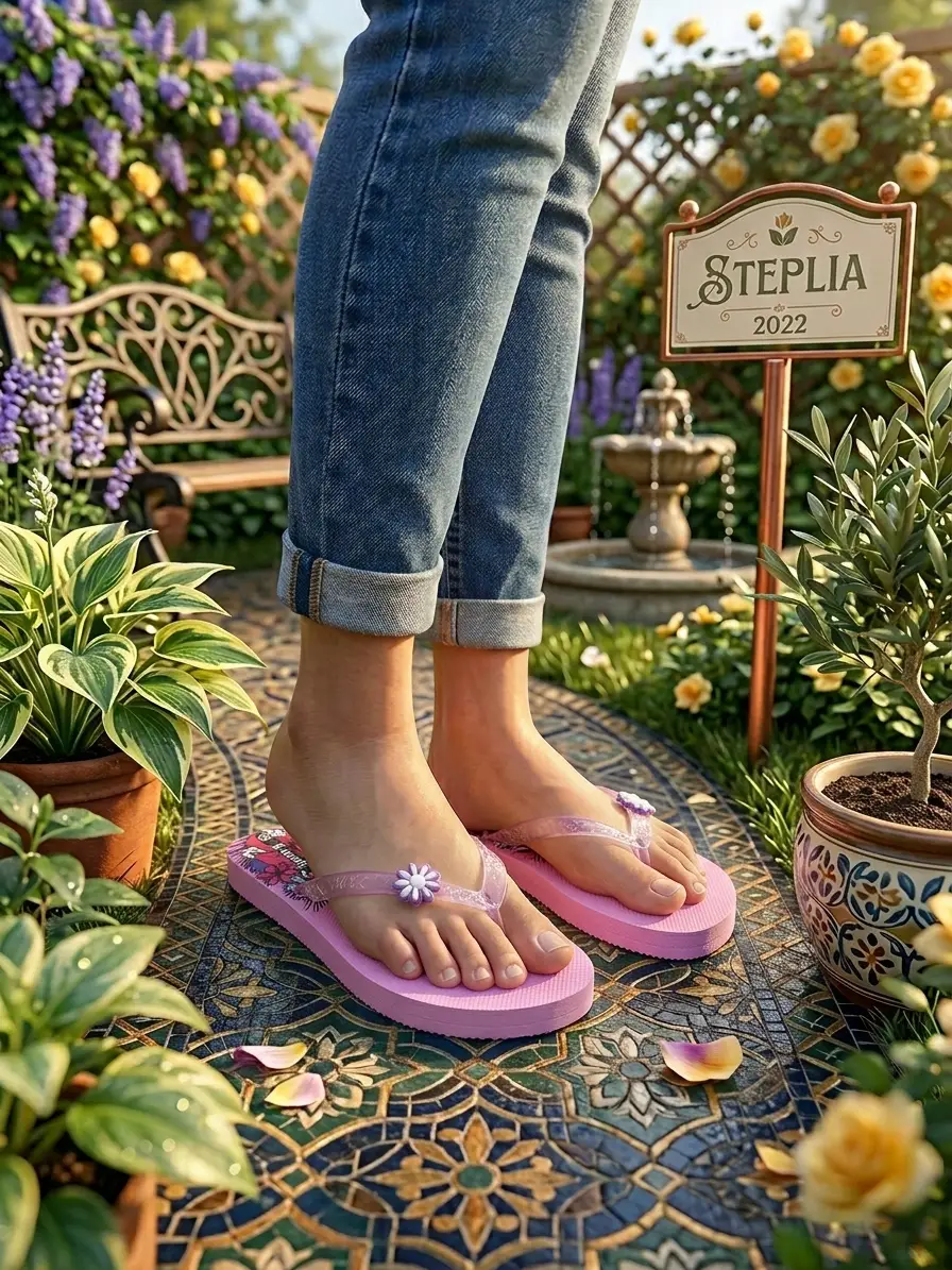 Women's Rexine Fancy Slippers