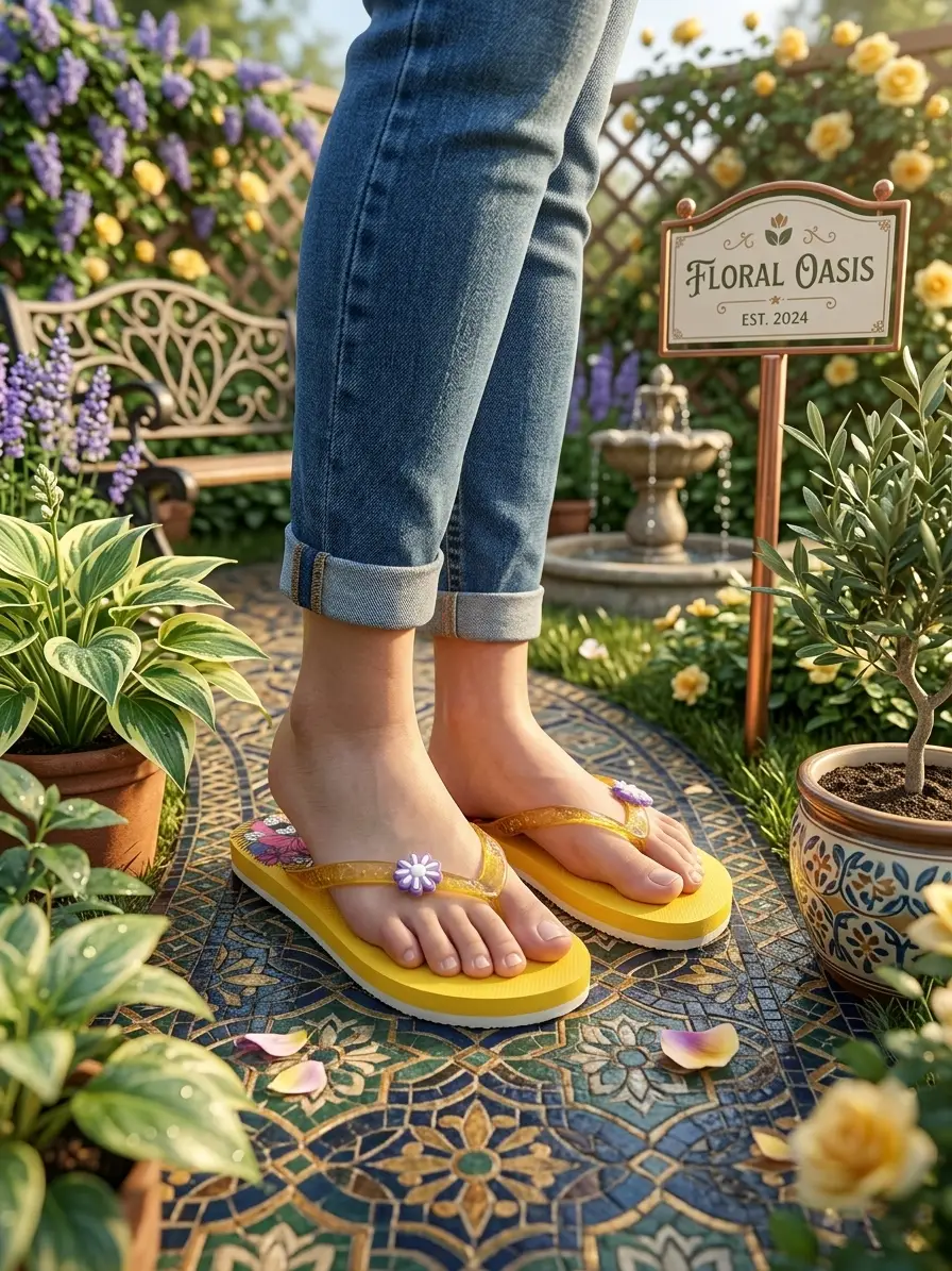 Women's Rexine Fancy Slippers