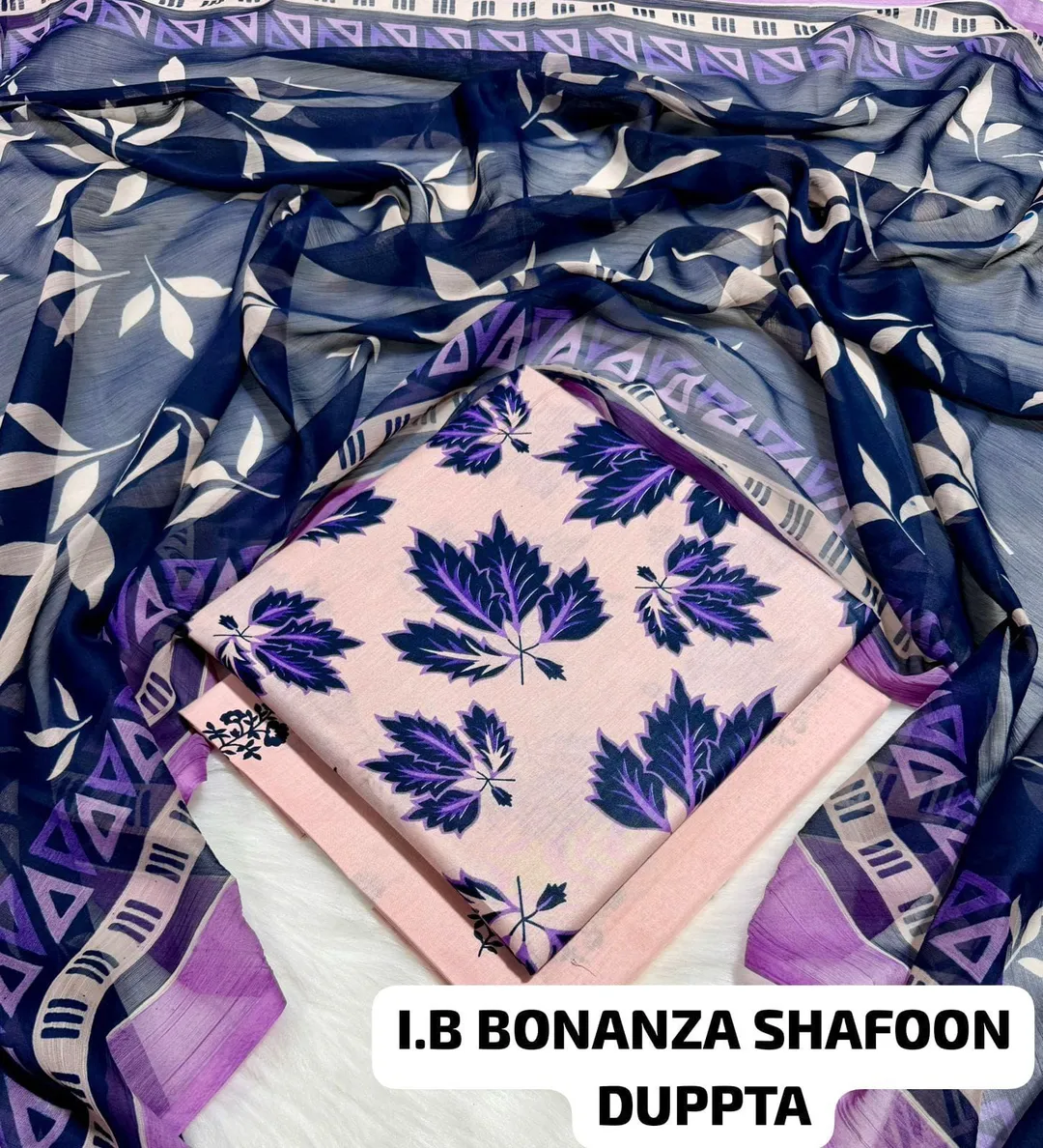 Pink Digital Print Lawn 3 Pcs Set for Women