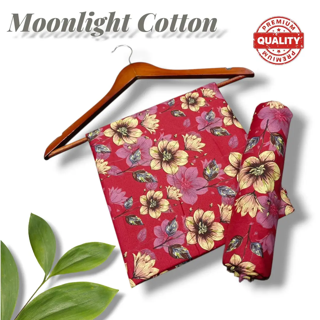 2 Pcs Women's Unstitched Printed Suit