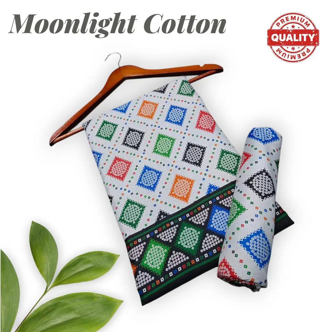 2 Pcs Women's Unstitched Printed Suit