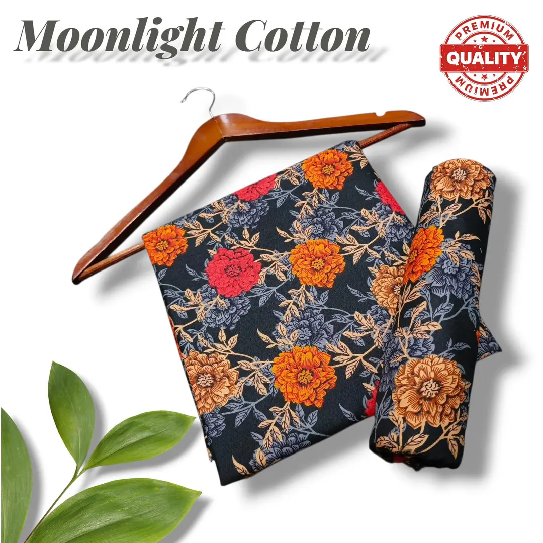 2 Pcs Women's Unstitched Printed Suit