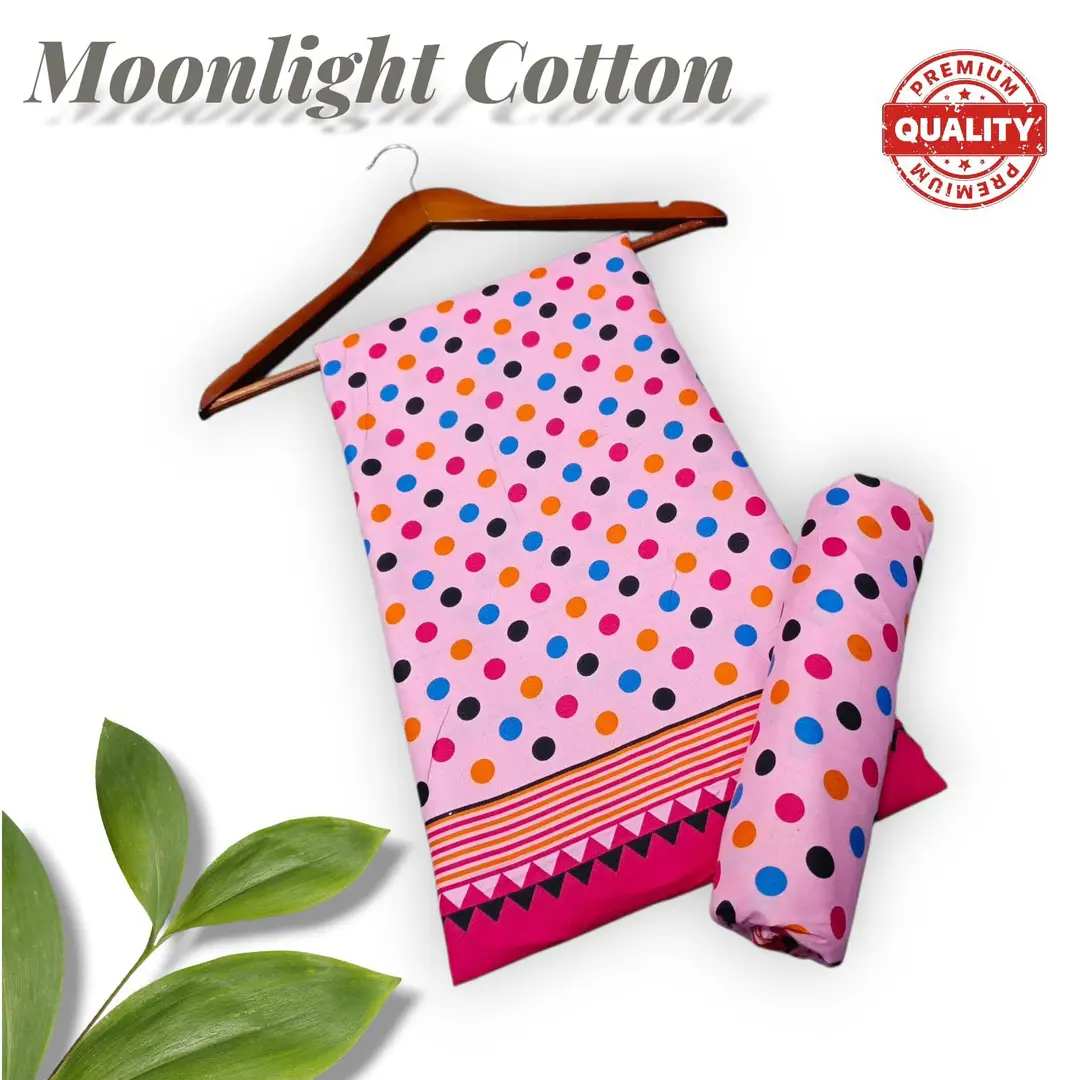 2 Pcs Women's Unstitched Printed Suit