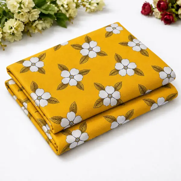 2 Pcs Women's Unstitched Printed Suit