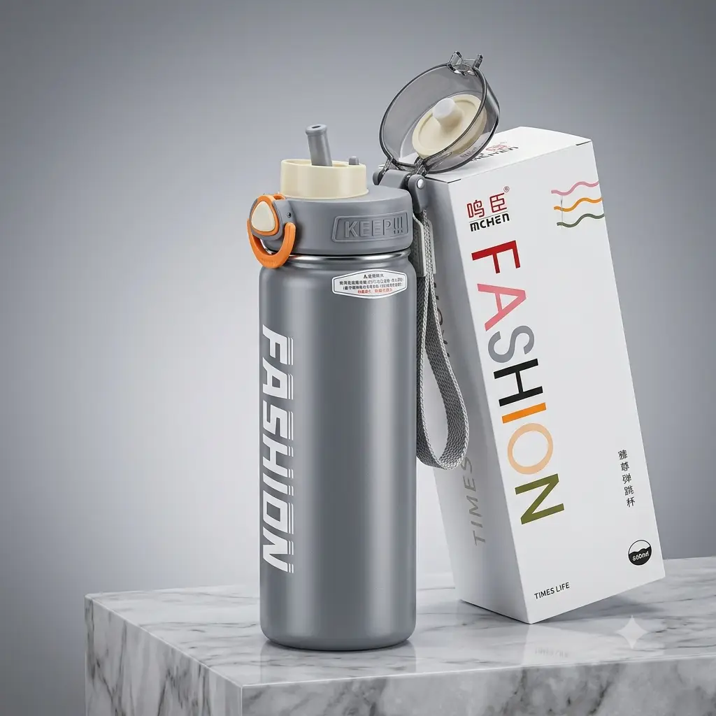 Premium 680ml Vacuum Insulated Stainless Steel Thermal Flask – High-Grade 316/304 Steel Water Bottle for Travel, Office & Gym