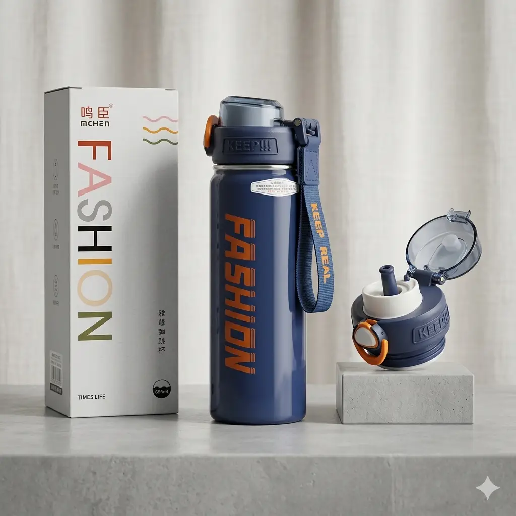 Premium 680ml Vacuum Insulated Stainless Steel Thermal Flask – High-Grade 316/304 Steel Water Bottle for Travel, Office & Gym