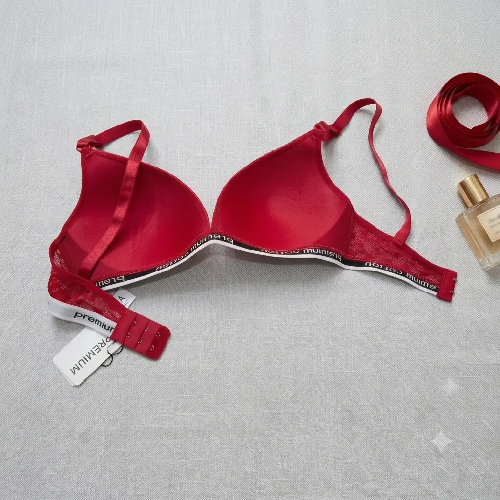 Premium Comfort Plunge Bra For Women's, Deep V-Cut Design,