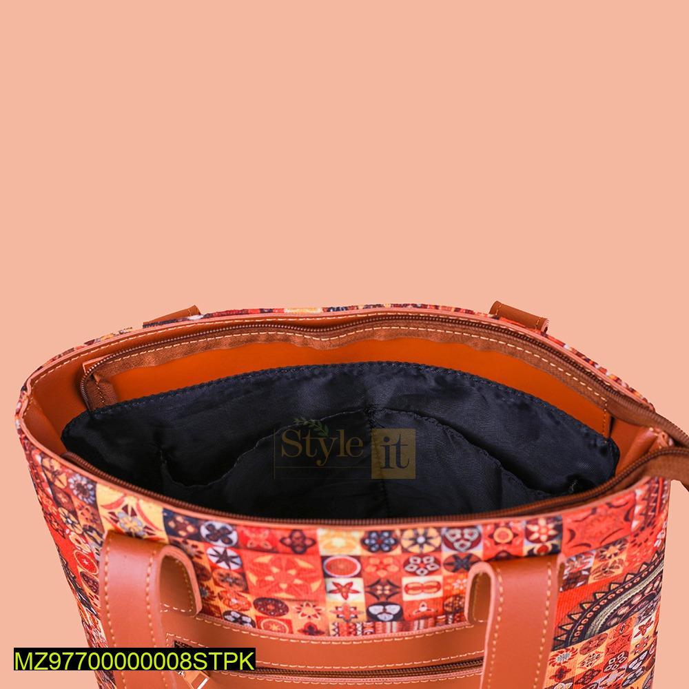 Stylish PU Shoulder Bag for Women with Zipper Closure