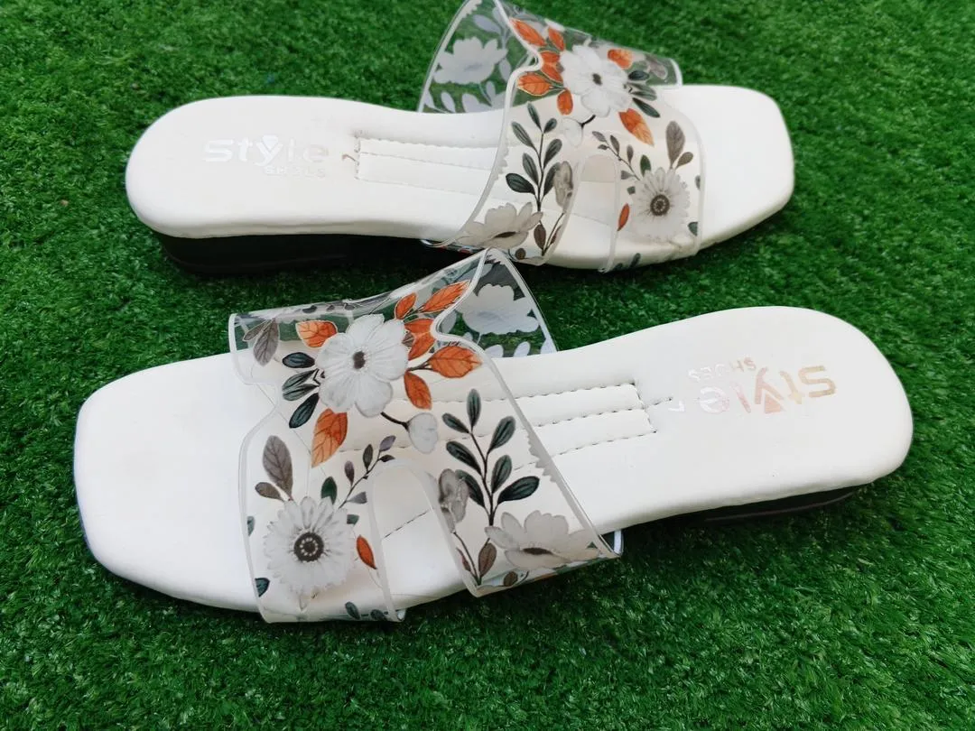 Women's Floral Flat Sandals for Summer Walk