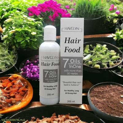 Hair Food Oil 200ml 7 Oils In One for Healthy Long Hair thumbnail 4