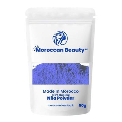 Blue Face Mask Powder for Oily Skin Brightening & Anti Aging thumbnail 2