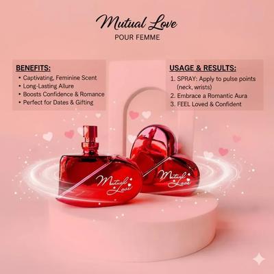 Mutual Love Pour Femme 50ml Red Perfume for Women thumbnail 2