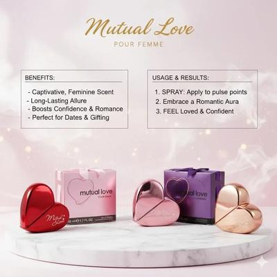 Mutual Love Pour Femme 50ml Red Perfume for Women thumbnail 5
