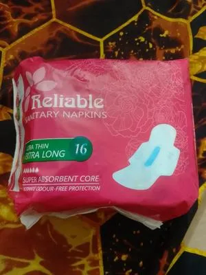 Reliable Ultra Thin Sanitary Pads 16 Pack Pink thumbnail 3
