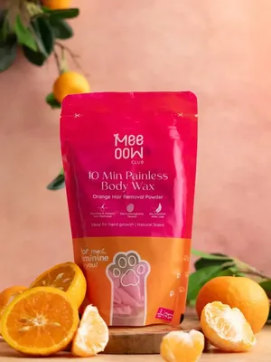 Meow 10 Min Painless Body Wax 50g Orange