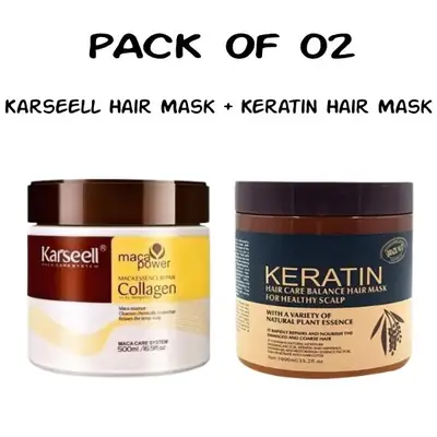 Karseell Keratin Hair Mask Pack of 2