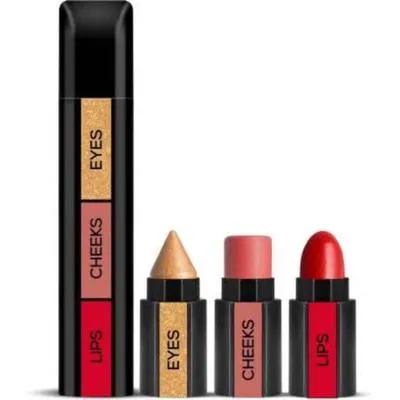 3-in-1 Lip Pencil Cream Formula Black Gold Pink thumbnail 3