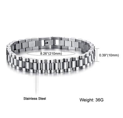 Gold Plated Unisex Chain Bracelet for Daily Wear thumbnail 9