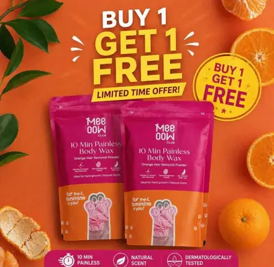 Painless Hair Removal Wax - 2 Pcs for Smooth, Hair-Free Skin