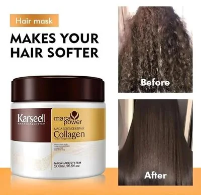 Karseell Maca Power Collagen Hair Mask 500ml for Damaged Hair thumbnail 2