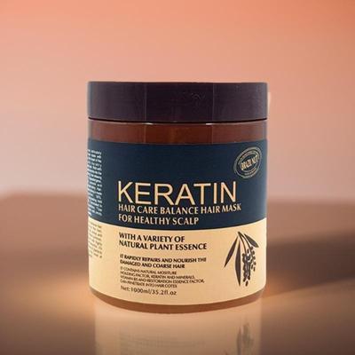 Premium Keratin Hair Mask 500ml for Frizz Control Shine thumbnail 2