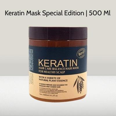 Keratin Hair Mask 500ml for Healthy Scalp & Frizz Control thumbnail 2