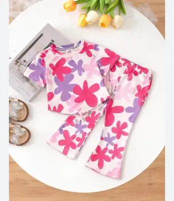 2 Pcs Girl's Stitched Jersey Printed Night Suit