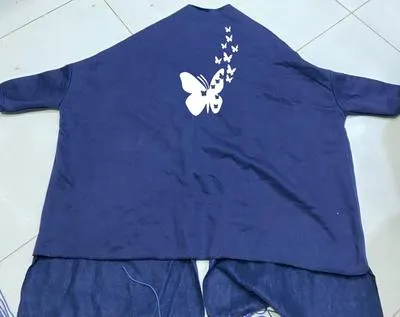 Women's Fleece Printed Cape Shawl thumbnail 2