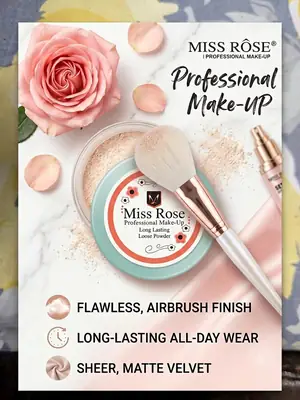 Miss Rose High Coverage Setting Loose Powder