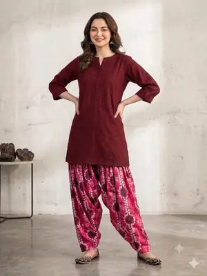 2 Pcs Women's Unstitched Chikankari Embroidered Suit