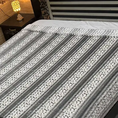 Plush Printed Double Bed Blanket