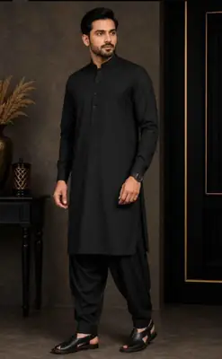 Men’s Unstitched Wash And Wear Plain Suit