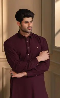 Men’s Unstitched Wash And Wear Plain Suit