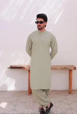 Men’s Unstitched Wash And Wear Plain Suit
