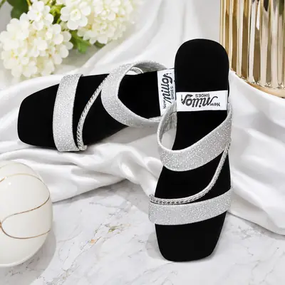 Stylish New Fancy Women's Slippers High Quality  thumbnail 2