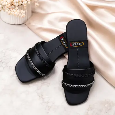Stylish New Fancy Women's Slippers High Quality  thumbnail 2