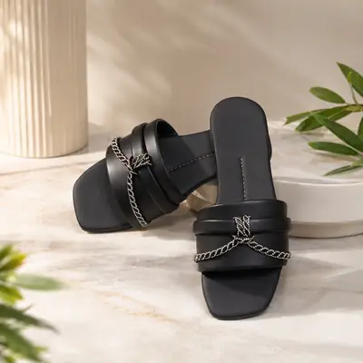 Stylish New Fancy Women's Slippers High Quality  thumbnail 2