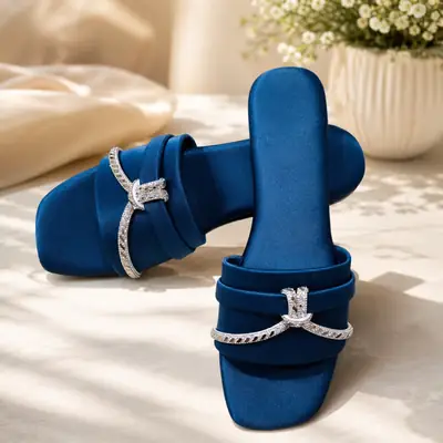 Stylish New Fancy Women's Slippers High Quality  thumbnail 2