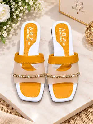 Stylish Women's Fancy Slippers Available In 4 Size