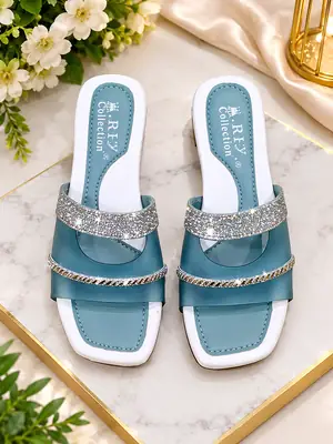 Stylish Women's Fancy Slippers Available In 4 Size